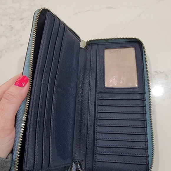 Michael Kors Blue Wristlet Wallet - Picture 13 of 16